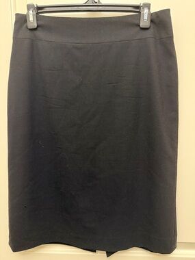 Banana Republic Black Pencil Wool Skirt